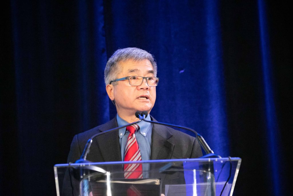 Governor Gary Locke addresses the AFIRE 2019 Annual Membership Meeting